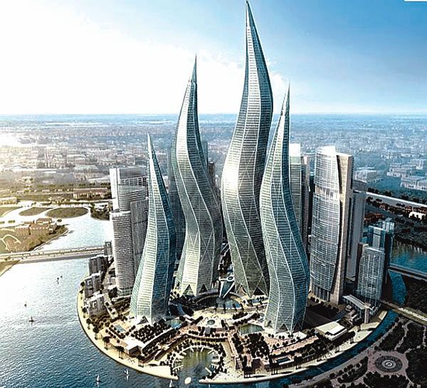 迪拜的建设日新月异,所以看到的风景也日日不同