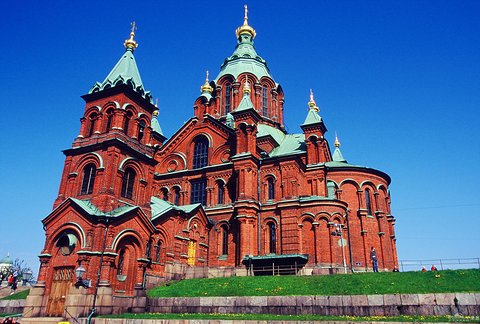 赫尔辛基岩石教堂-启航邦