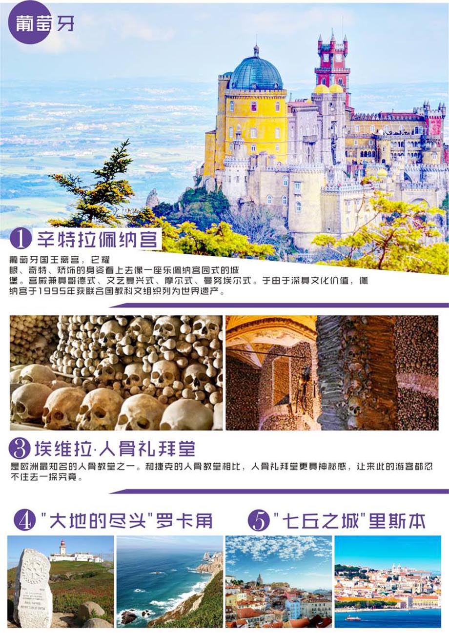 启航邦的西班牙葡萄牙跟团行程